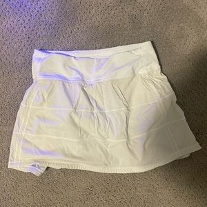 white pace rival skirt